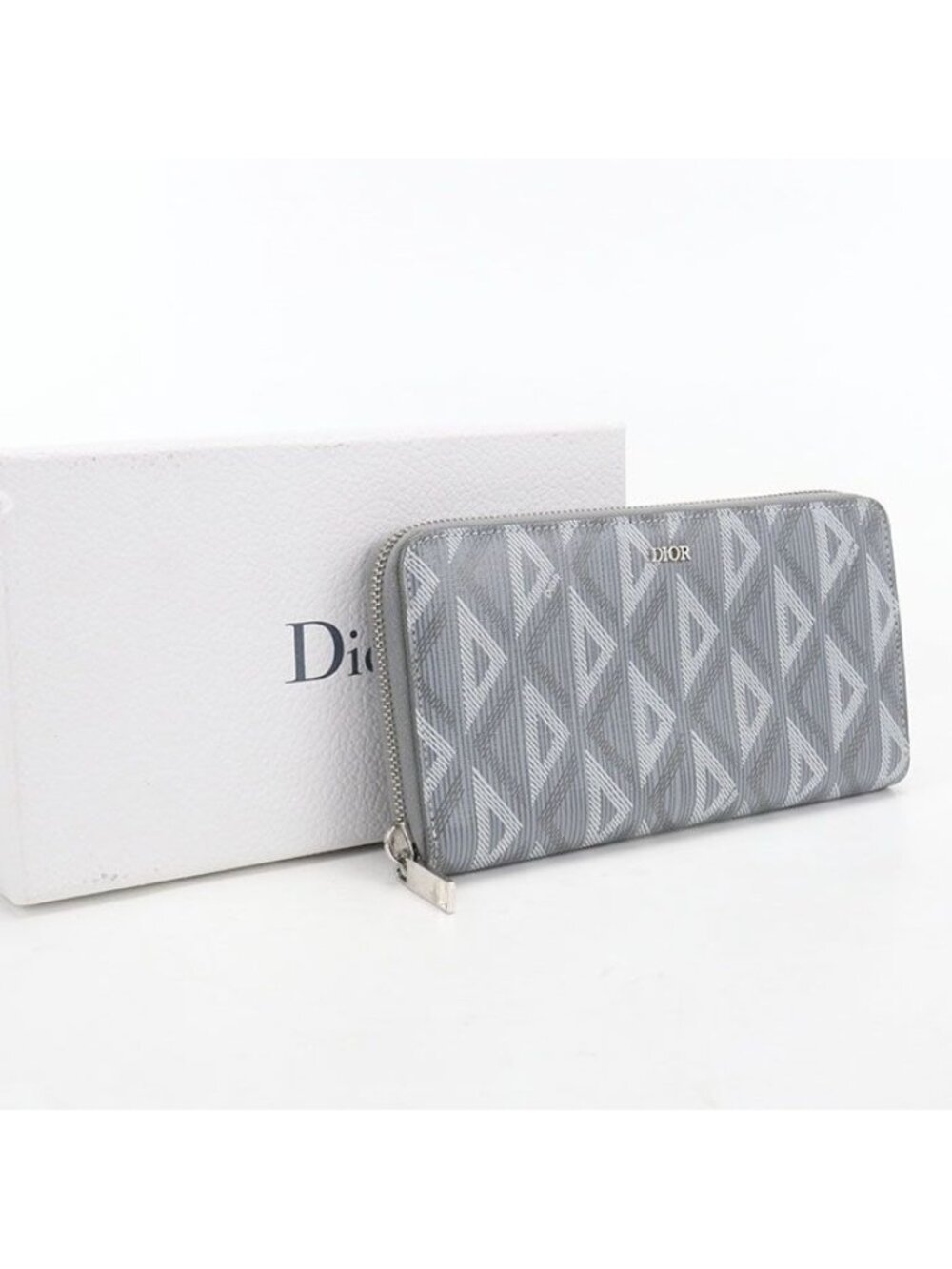 Dior CD Diamond Wallet Zip Around